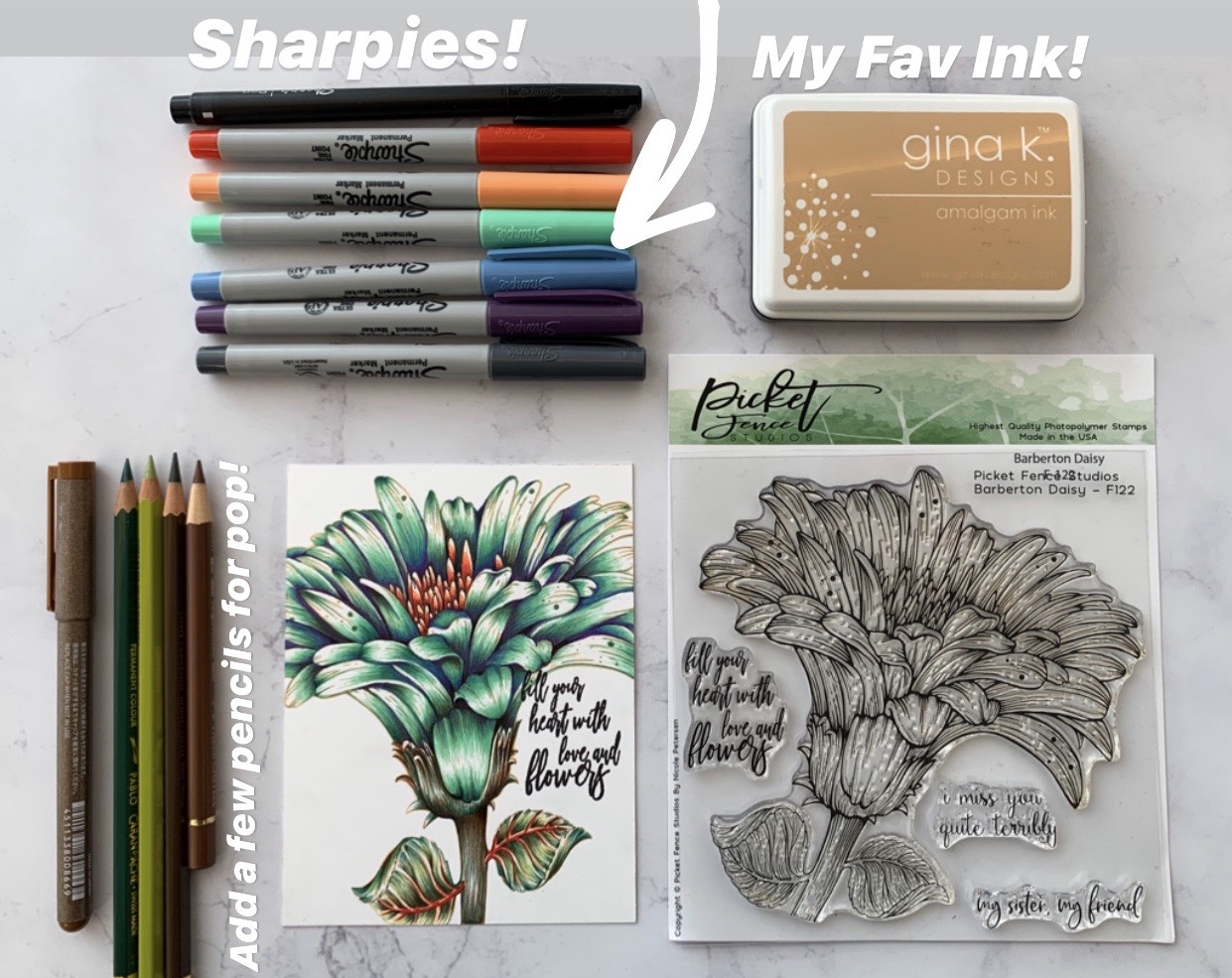 Day 1. Sharpie! Coloring with Sharpies! - The Daily Marker